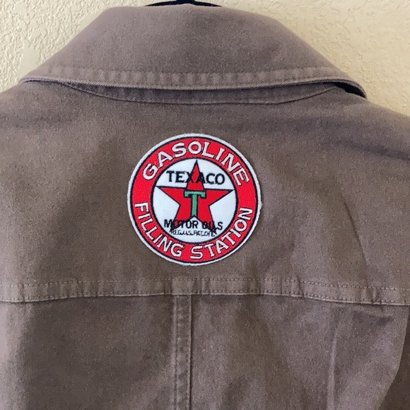 Patched Talbots Chocolate Jacket - Picture 3 of 10